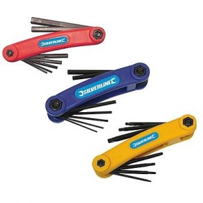 BRAND NEW TRX & HEX KEY TOOLS SET 3PCE METRIC IMPERIAL HAND TOOL MECHANICAL U255