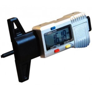 DIGITAL DEPTH GAUGE CALIPER GAUGE 0-25MM TYRE TREAD BRAKE PAD SHOE WHEEL U261