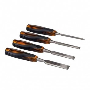 BRAND NEW EXPERT WOOD CHISEL SET 4PCE 6 13 19 25 MM WOODWORK CARPENTRY U296
