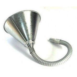 Mechanics Flexible steel funnel car fluid petrol oil strainer flexi spout U43