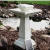 Large Solar Powered Outdoor Garden Water Fountain Feature Pond Bird Bath F1