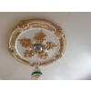 Ceiling rose Gold White Beautiful Ornate Home Decor 66cm Victorian Medallion Chandelier light Fan Rose CR8